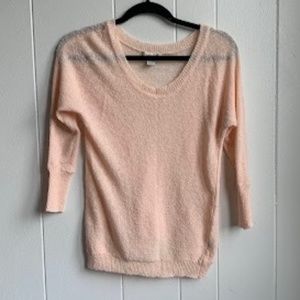 Love By Design Peach Colored Pullover Sweater